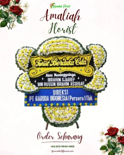 Papan Bunga Duka di Srogol