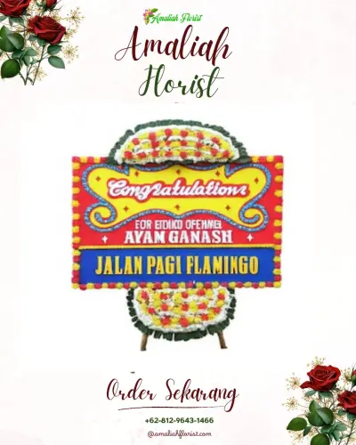 Bunga Papan Congratulation di Srogol